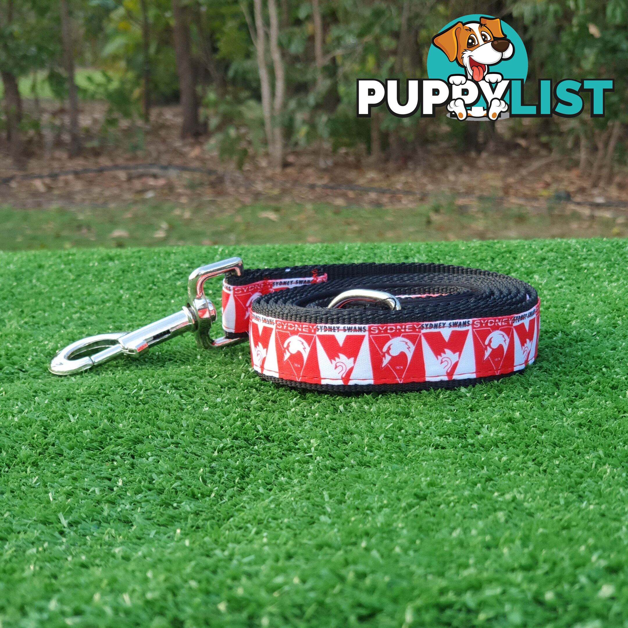 AFL Dog Leads, Footy - Aussie Rules - Moondidley Pets - MDPLDAFLSKSA