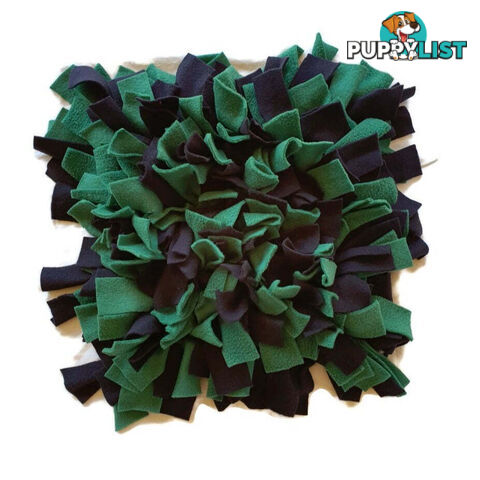Snuffle Mats - Premium Heavy Duty Rubber Based - Pet Treat Play - Calms Anxiety - Slow Feeder - SNUFFLE-S-YLBK