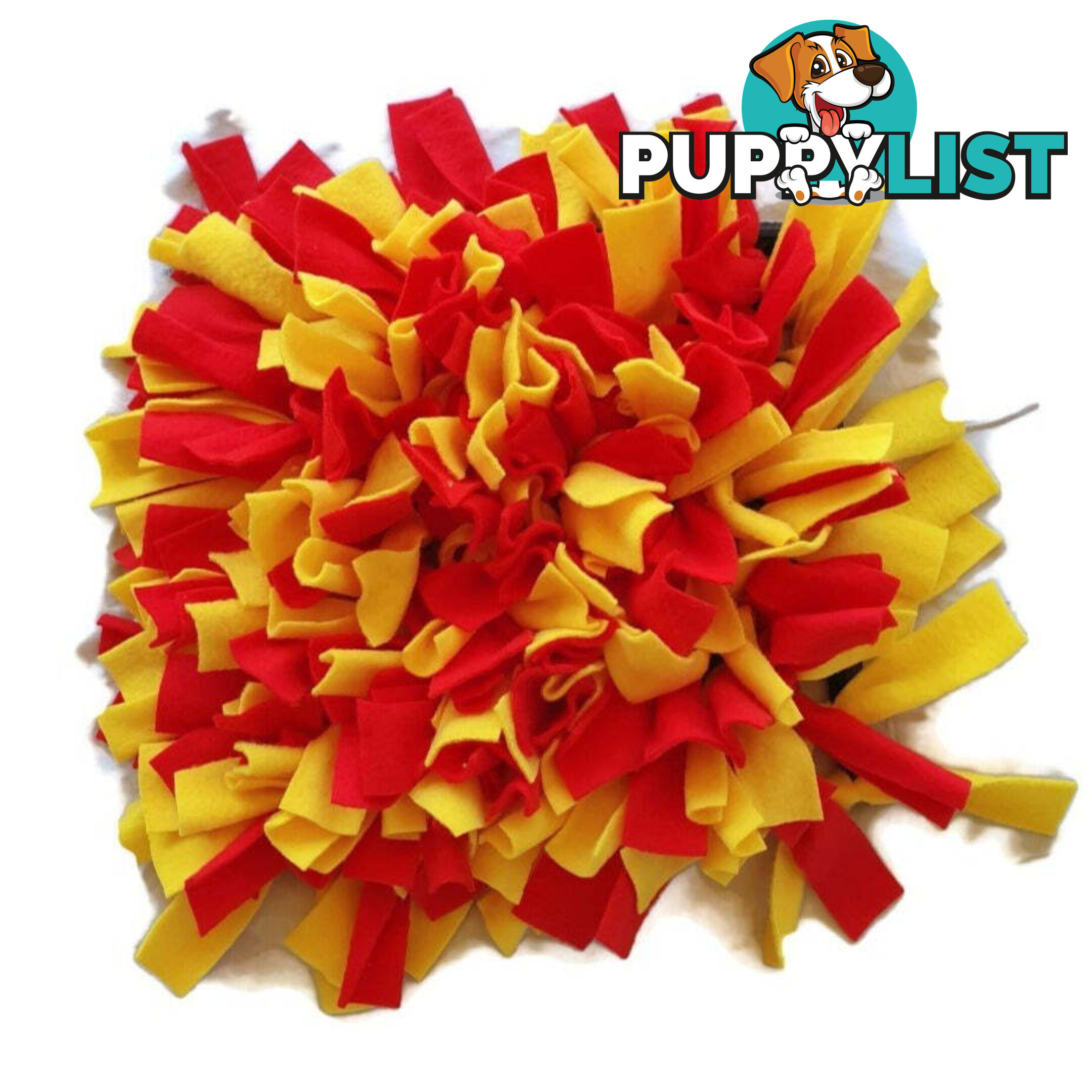 Snuffle Mats - Premium Heavy Duty Rubber Based - Pet Treat Play - Calms Anxiety - Slow Feeder - SNUFFLE-S-YLBK