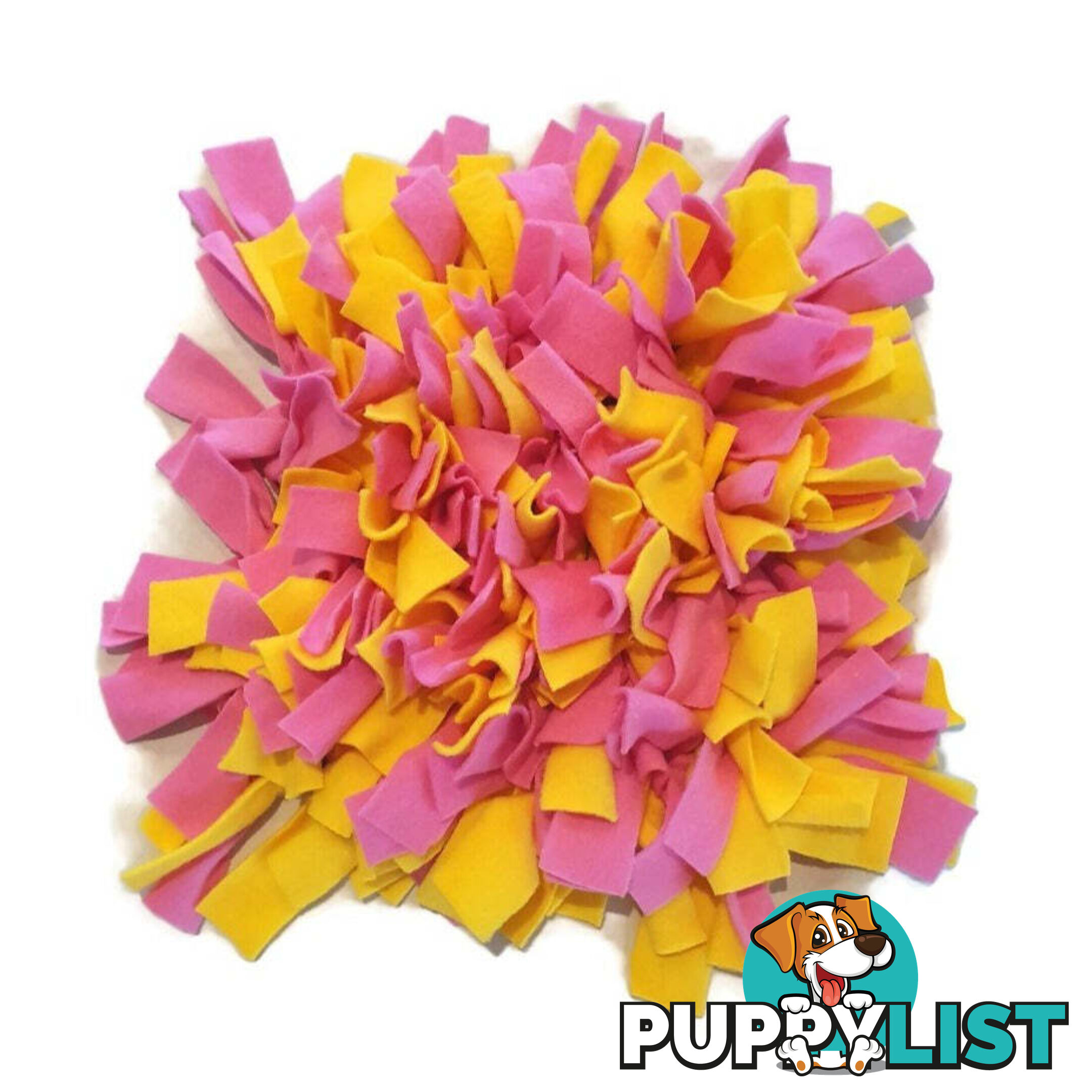Snuffle Mats - Premium Heavy Duty Rubber Based - Pet Treat Play - Calms Anxiety - Slow Feeder - SNUFFLE-S-YLBK