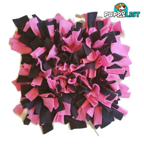 Snuffle Mats - Premium Heavy Duty Rubber Based - Pet Treat Play - Calms Anxiety - Slow Feeder - SNUFFLE-S-YLBK