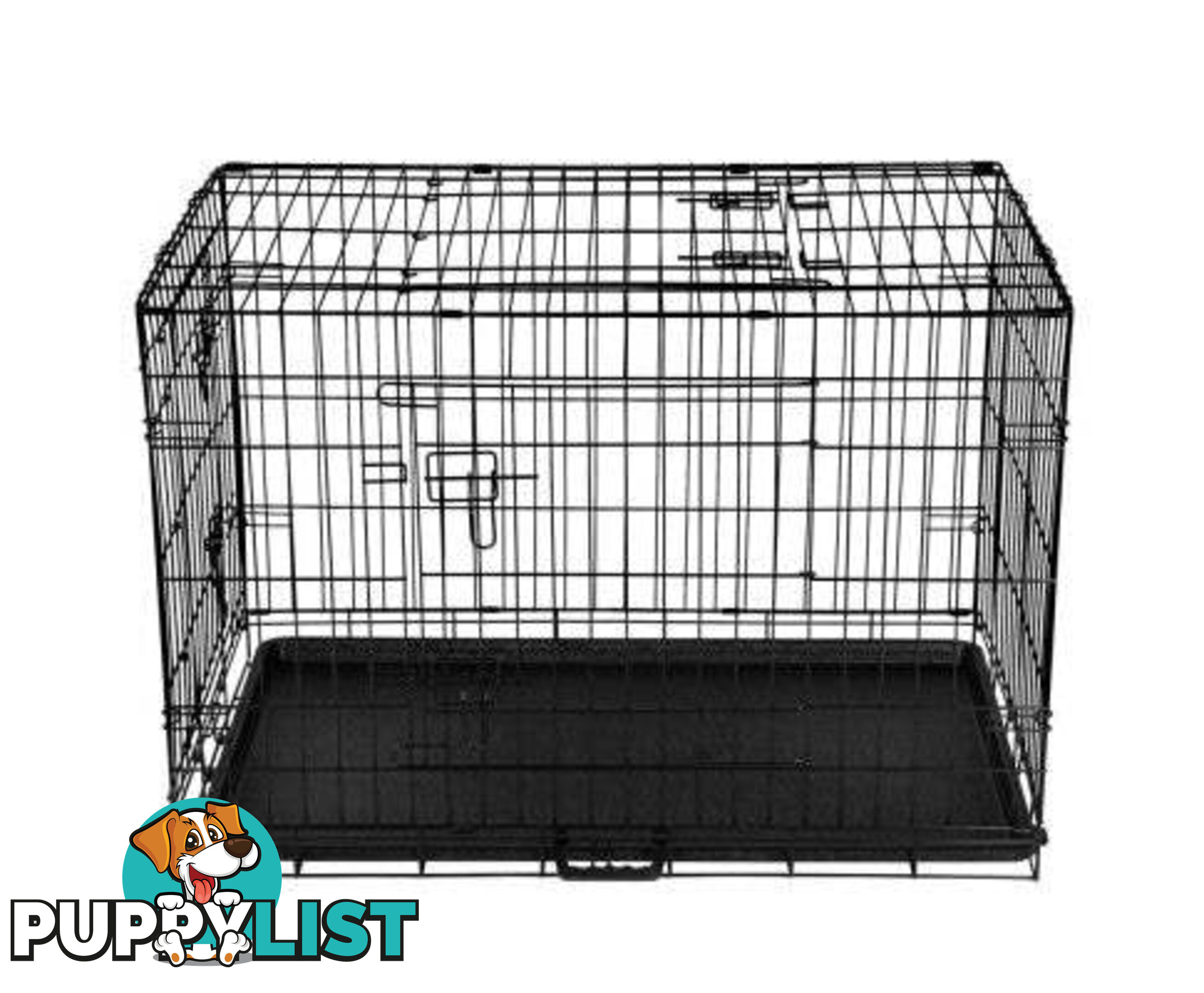 i.Pet Collapsible Metal Pet Dog Cage Training Crate - PET-DOGCAGE-48