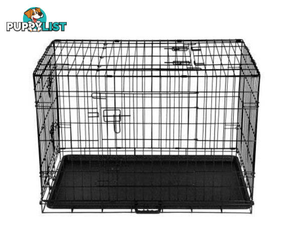 i.Pet Collapsible Metal Pet Dog Cage Training Crate - PET-DOGCAGE-48