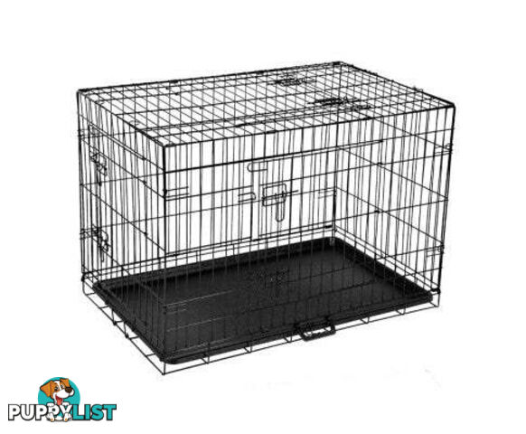 i.Pet Collapsible Metal Pet Dog Cage Training Crate - PET-DOGCAGE-48