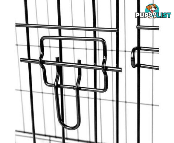 i.Pet Collapsible Metal Pet Dog Cage Training Crate - PET-DOGCAGE-48