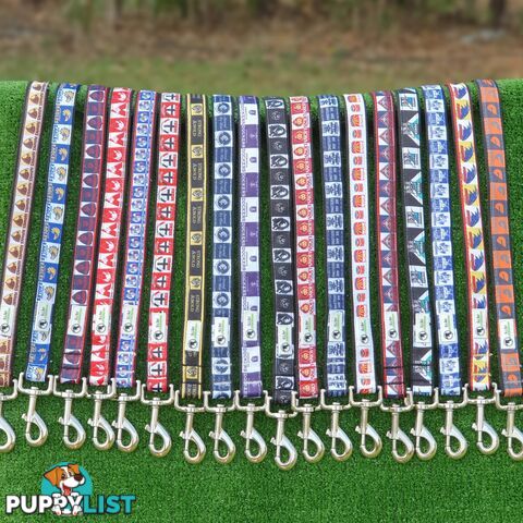 AFL Dog Leads, Footy - Aussie Rules - Moondidley Pets - MDPLDAFL-HAHA