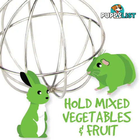 VEGETABLE BASKET - SMALL ANIMAL/BIRD 8CM - BAINBRIDGE - BB-A8143
