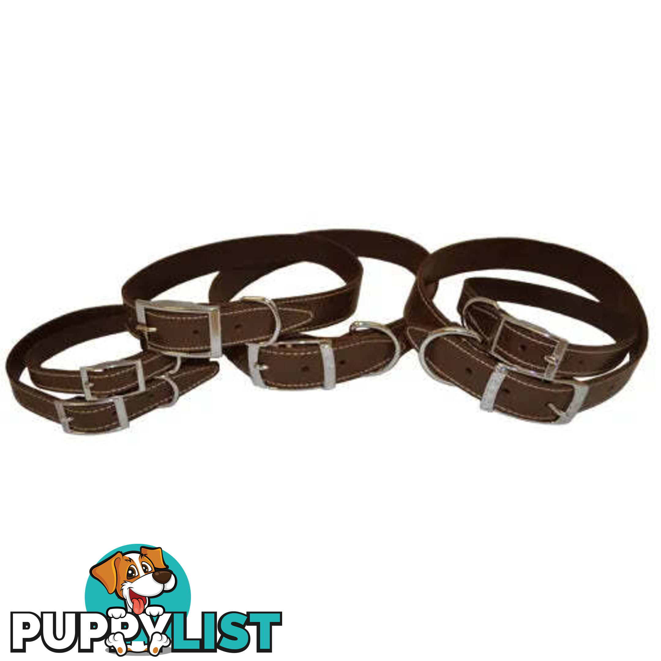 LEATHER COLLARS - BAINBRIDGE - BB-A7020-BRN