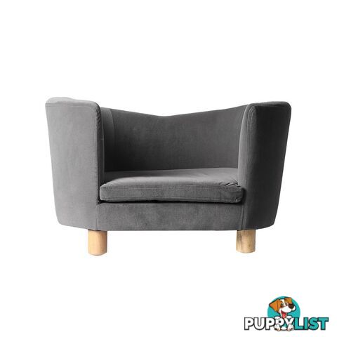 Luxury Elevated Sofa Anti-slip Raised Dog Cat Beds Couch Kitten Lounge PaWz - WB-PT1092-S-GY