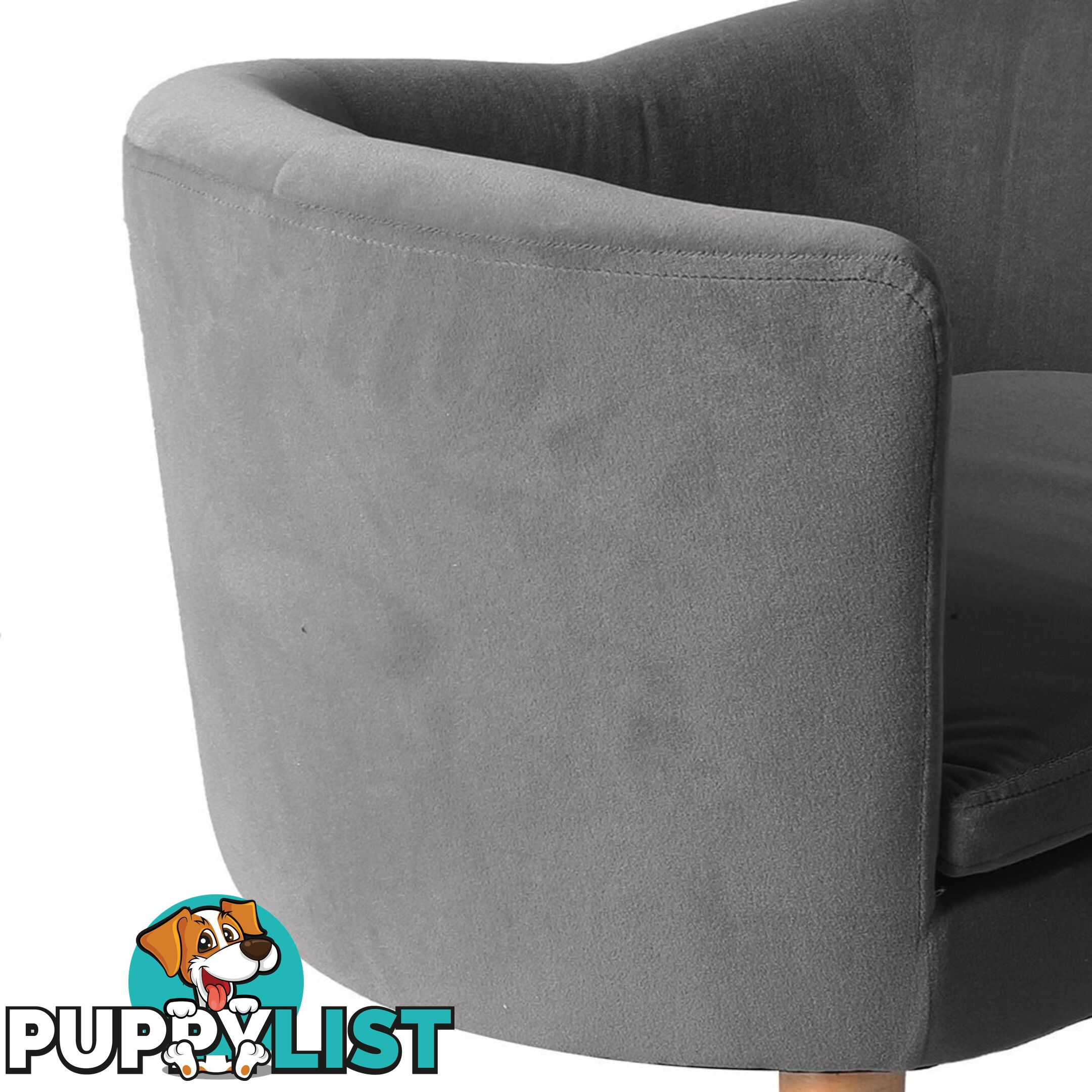 Luxury Elevated Sofa Anti-slip Raised Dog Cat Beds Couch Kitten Lounge PaWz - WB-PT1092-S-GY