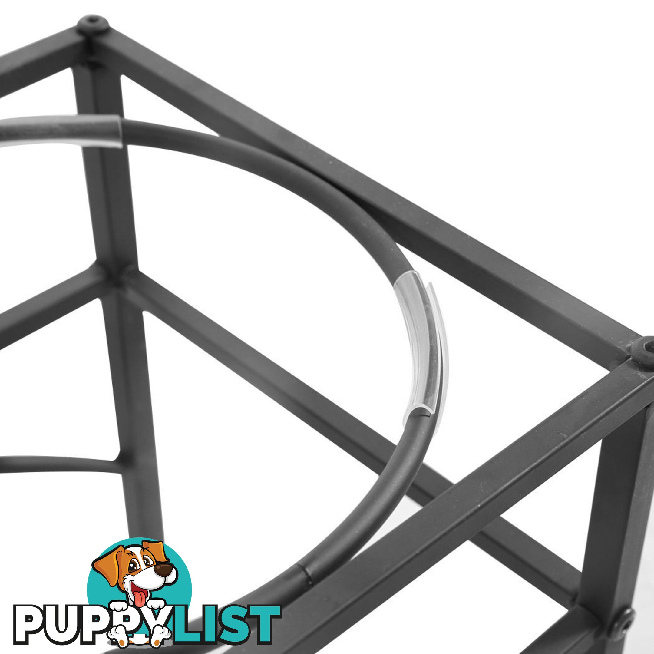 PaWz Dual Elevated Raised Pet Dog Feeder Bowl Stainless Steel Food Water Stand - WB-JD0508-L