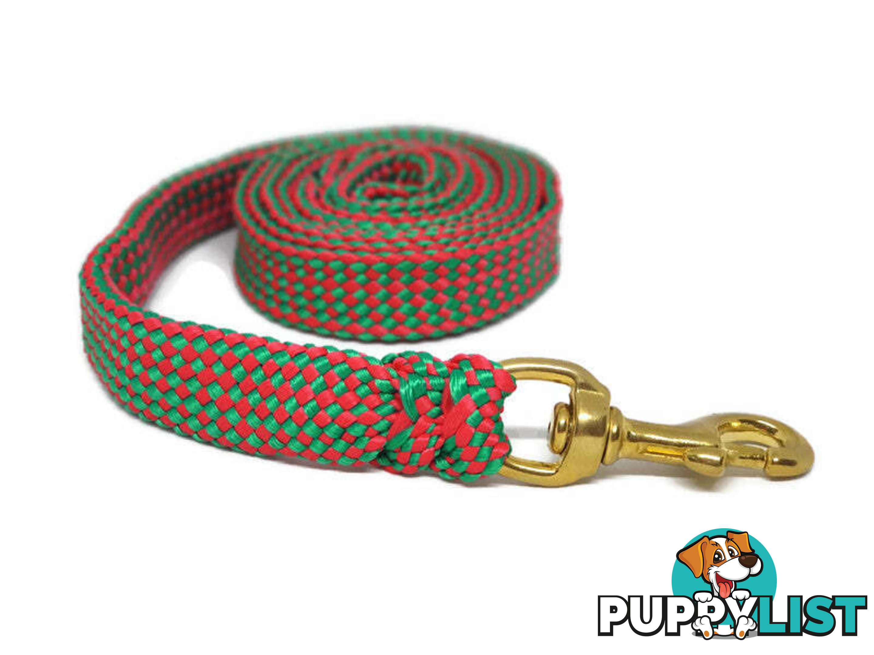 1.8m to 10m Long Dog Lead No Stitching Tough Yarnix 20mm Wide - YNXLD203SSPUR