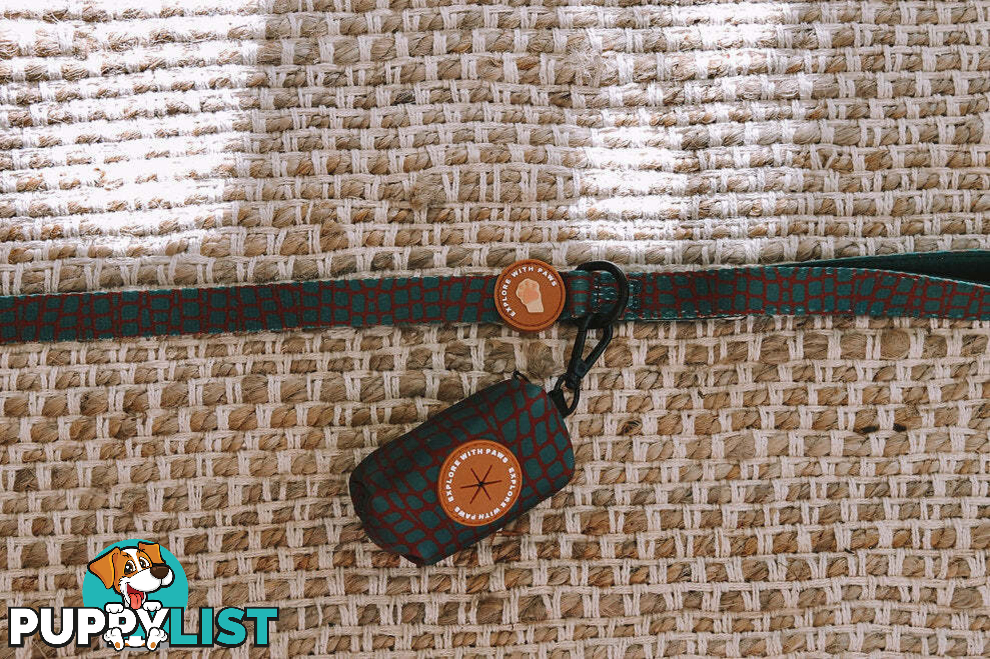 Designer Poop Bag Holder by Explore with Paws - EWPPOOTUR