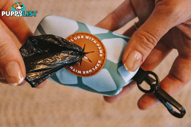 Designer Poop Bag Holder by Explore with Paws - EWPPOOTUR