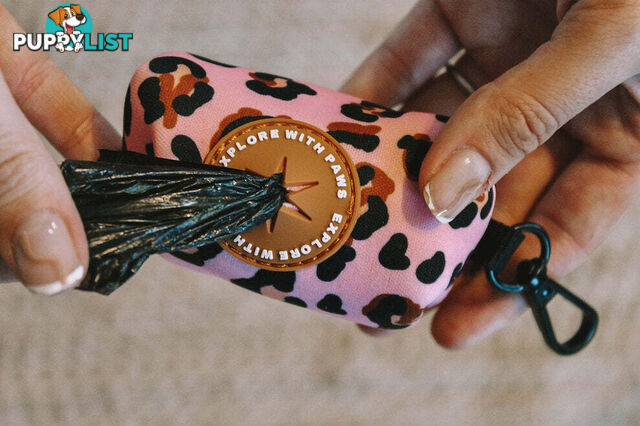 Designer Poop Bag Holder by Explore with Paws - EWPPOOTUR