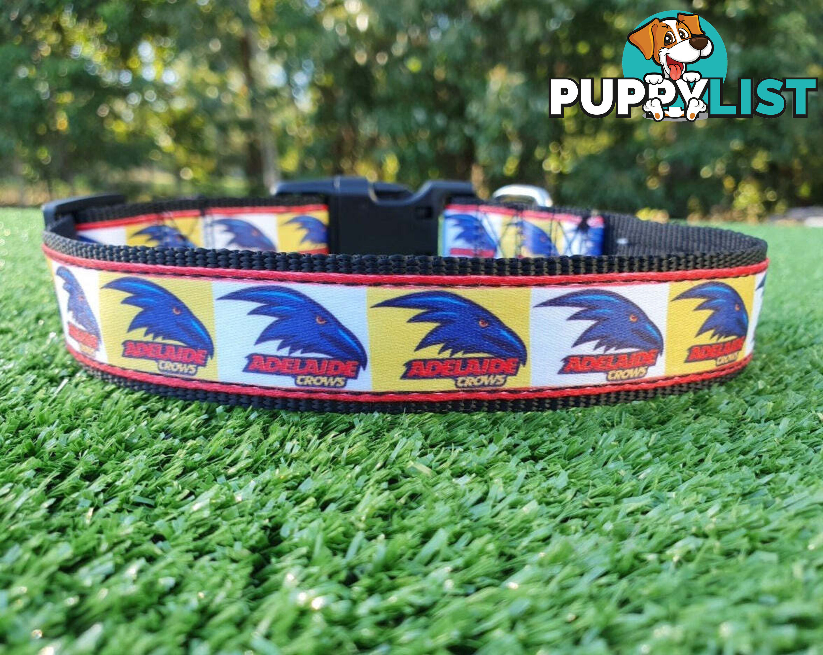 AFL Dog Collars, Footy - Aussie Rules - Moondidley Pets - MDPCOLAFLSRT