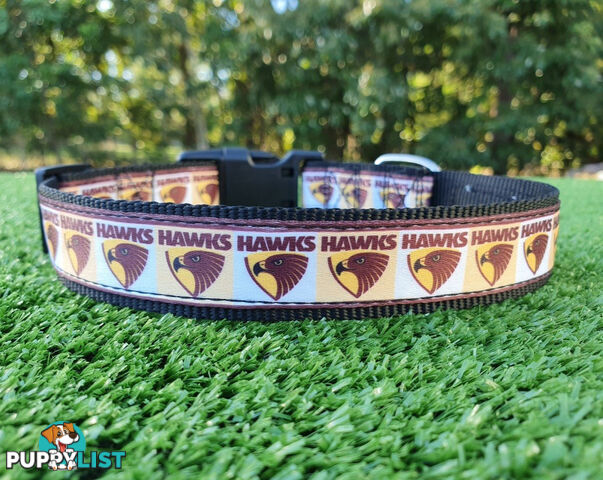 AFL Dog Collars, Footy - Aussie Rules - Moondidley Pets - MDPCOLAFLSRT