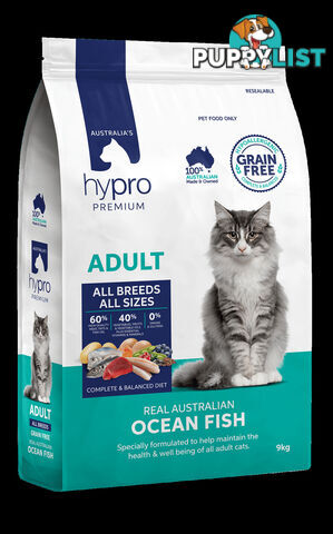 Premium Cat Food Grain Free Ocean Fish- Hypro Premium - HPCAT2.5