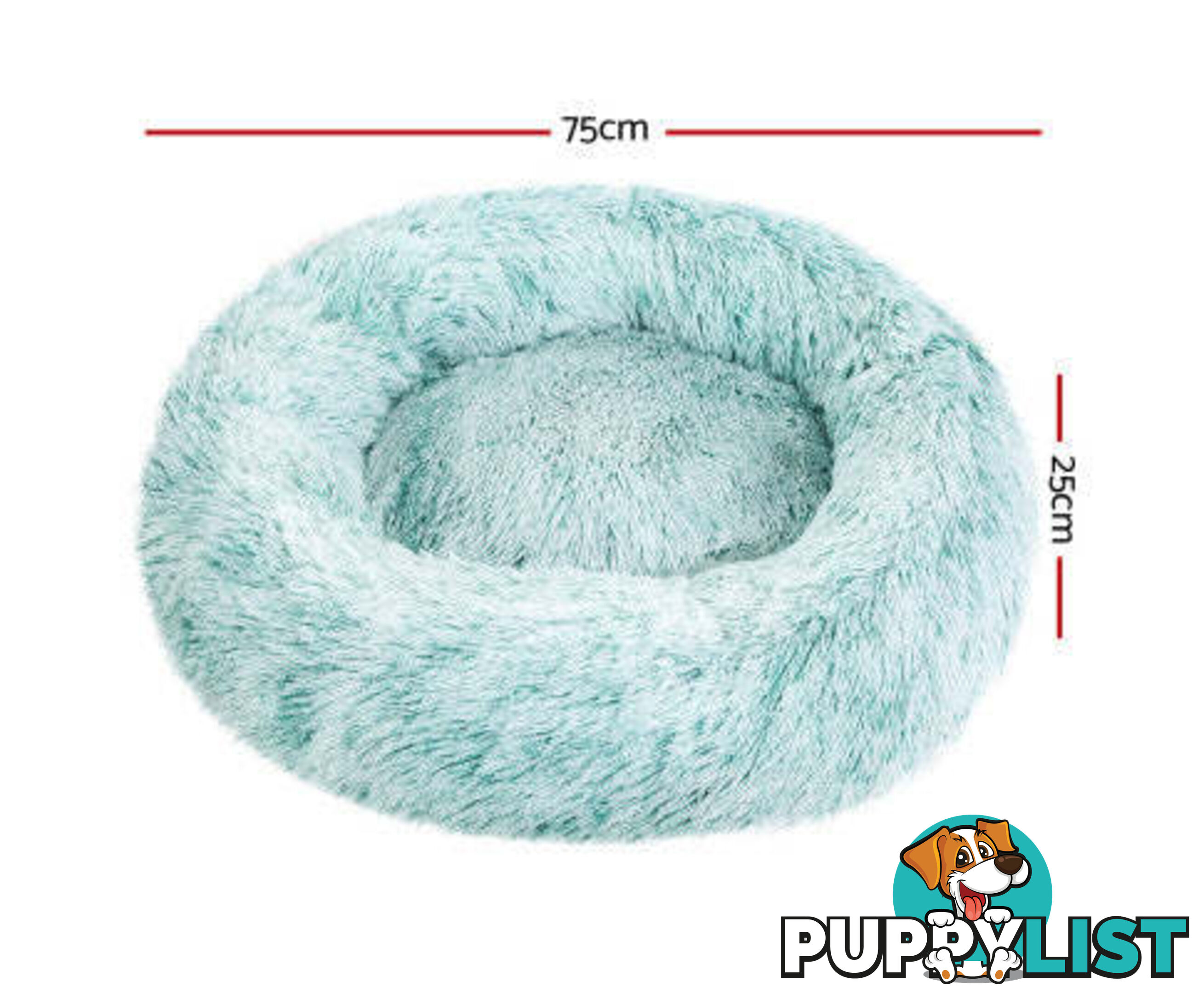 Pet Bed Dog Cat Calming Bed Sleeping Comfy Washable - PET-BED-D110-CO