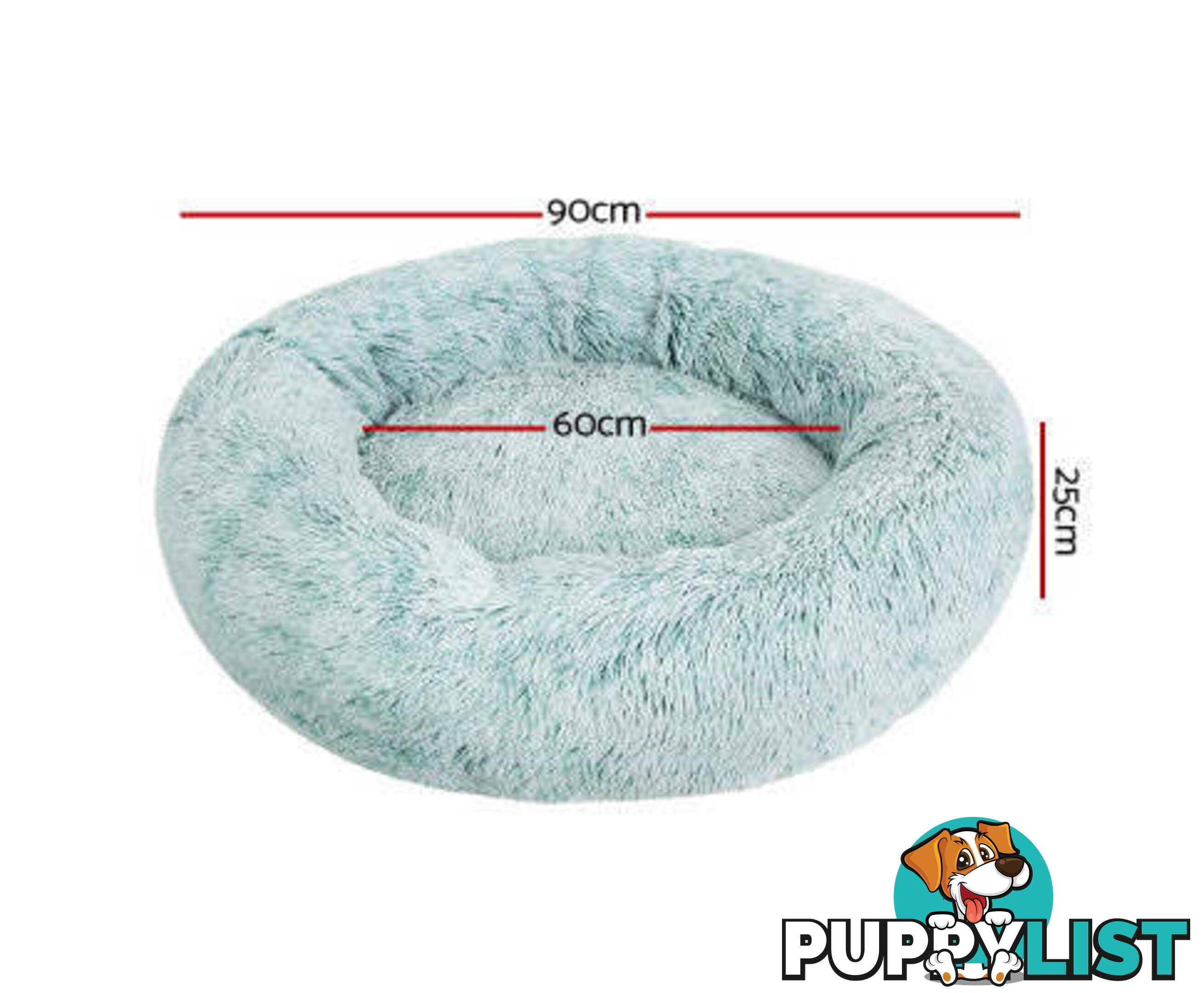 Pet Bed Dog Cat Calming Bed Sleeping Comfy Washable - PET-BED-D110-CO
