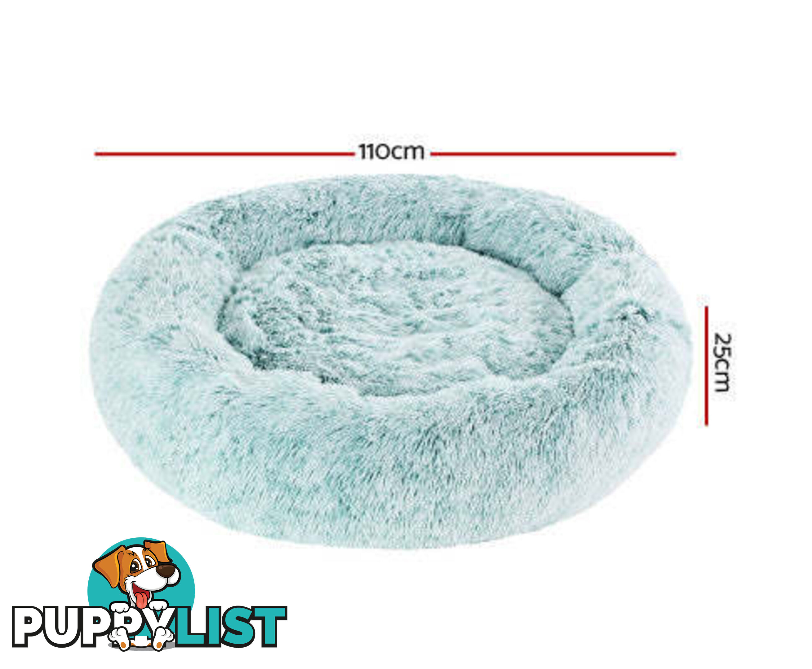 Pet Bed Dog Cat Calming Bed Sleeping Comfy Washable - PET-BED-D110-CO