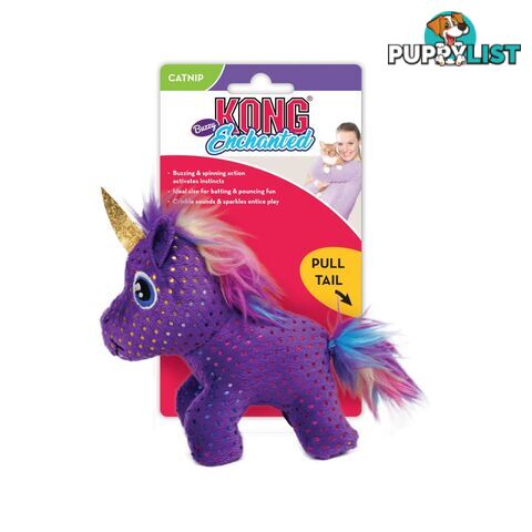 KONG Enchanted Buzzy Unicorn - AADFCKONGBUZZYUNICORN