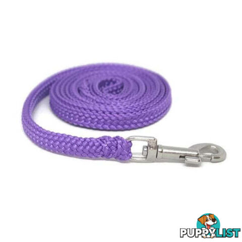 1.8m to 10m Long Dog Lead No Stitching Tough Yarnix 10mm Wide - YNXLD10-10-GRN-BR