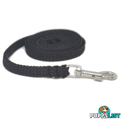 1.8m to 10m Long Dog Lead No Stitching Tough Yarnix 10mm Wide - YNXLD10-10-GRN-BR