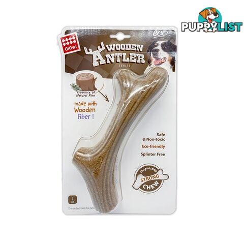 Dog Chew Wooden Antler Gigwi - WPS-DAG3305