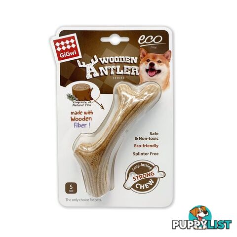 Dog Chew Wooden Antler Gigwi - WPS-DAG3305