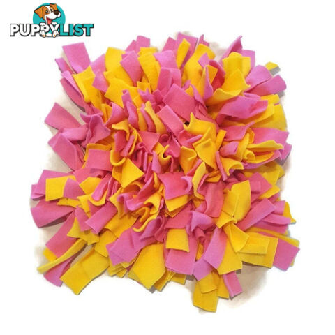 Snuffle Mats - Premium Heavy Duty Rubber Based - Pet Treat Play - Calms Anxiety - Slow Feeder - SNUFFLE-S-GNBK