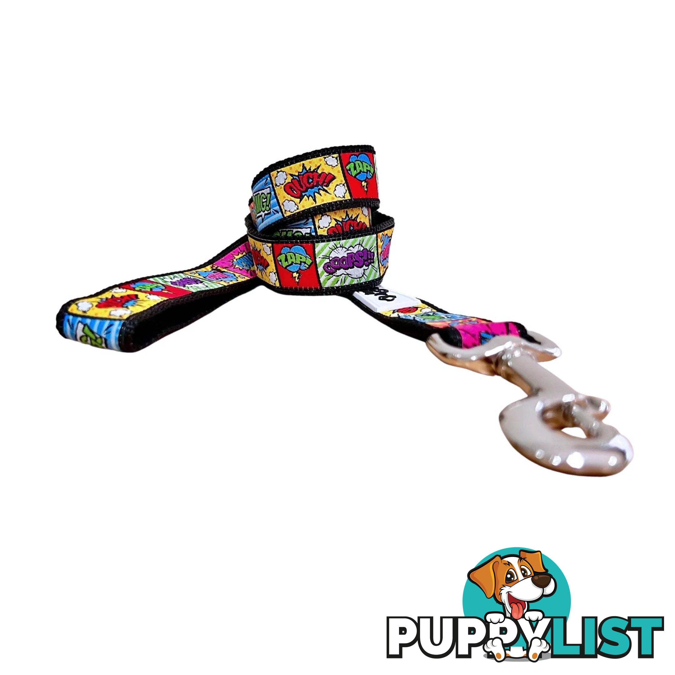 Comic Mania Dog Lead / Dog Leash - Hand Made by The Bark Side - TBSLDCOM201.5