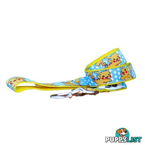 Pikachu Dog Lead / Pokemon / Dog Leash - Hand Made by The Bark Side - TBSLDPIK201.8