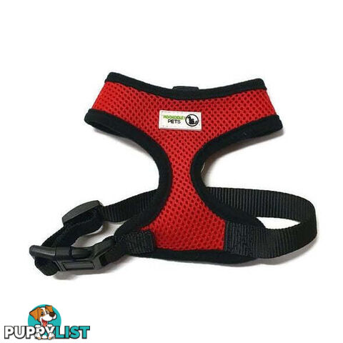 Pet Harness Soft Air Mesh Padded Adjustable  - Moondidley Pets - MDPHARMESXLNVY