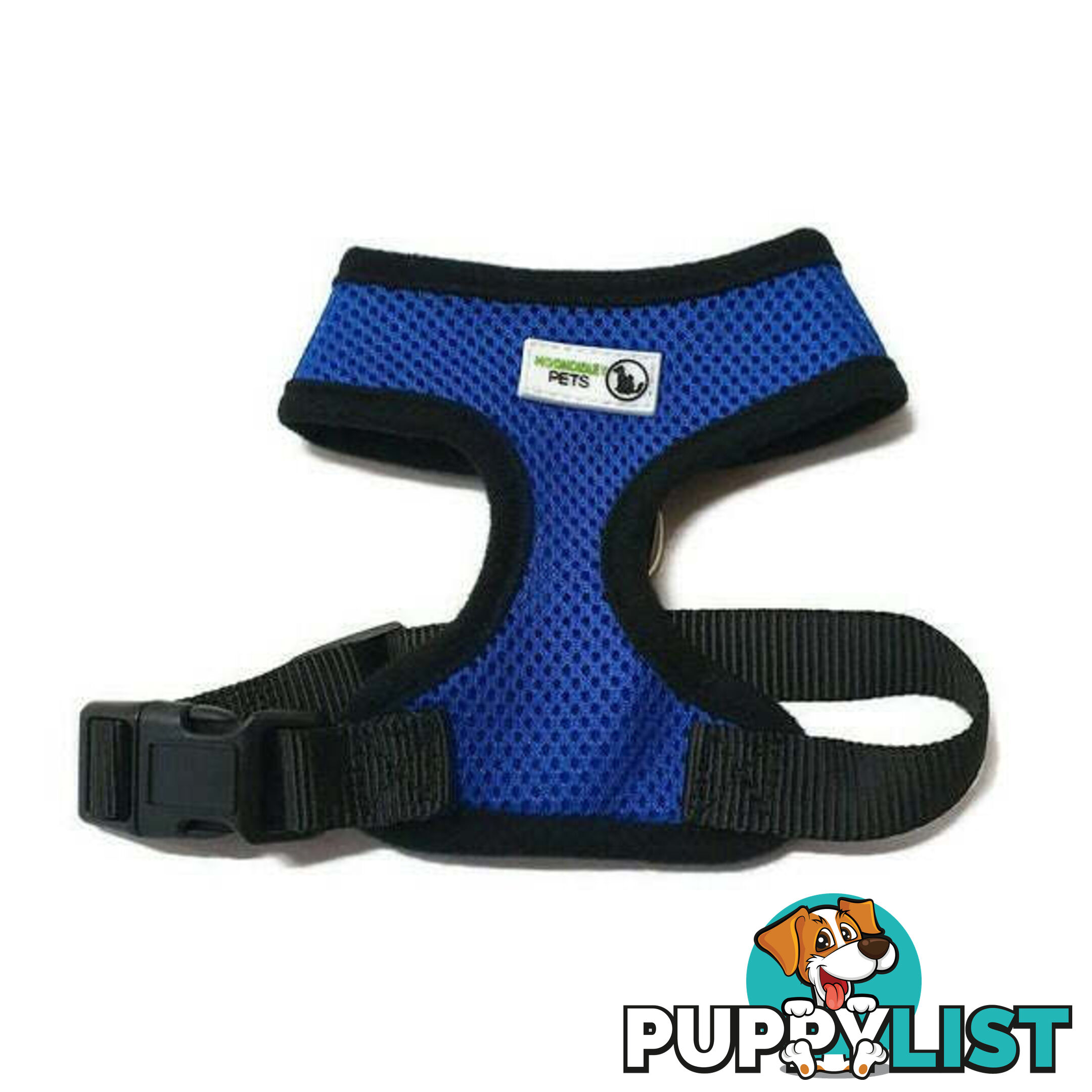 Pet Harness Soft Air Mesh Padded Adjustable  - Moondidley Pets - MDPHARMESXLNVY