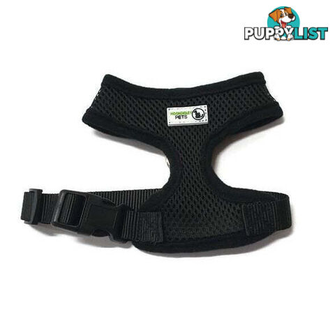 Pet Harness Soft Air Mesh Padded Adjustable  - Moondidley Pets - MDPHARMESXLNVY