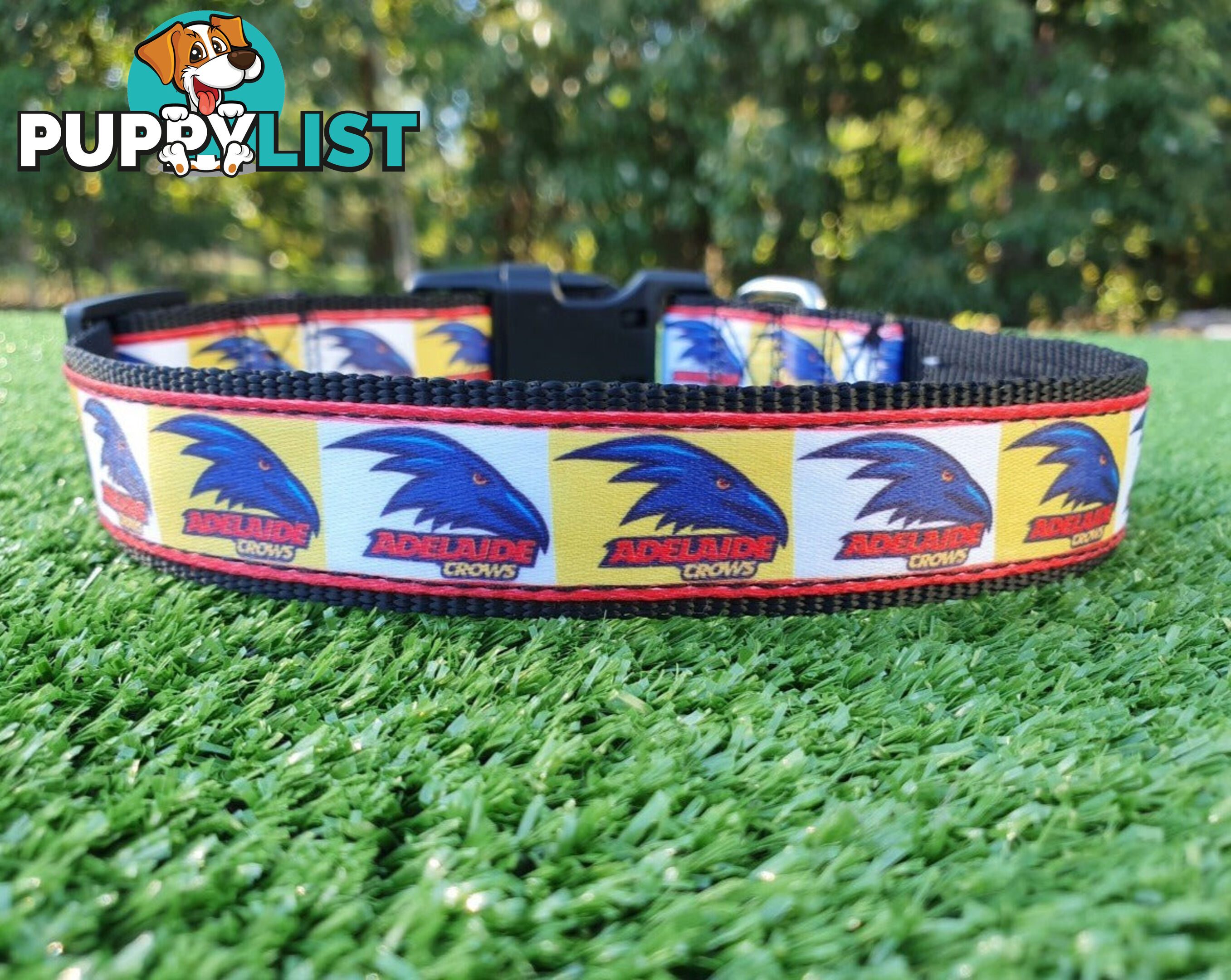 AFL Dog Collars, Footy - Aussie Rules - Moondidley Pets - MDPCOLAFLXSNMK