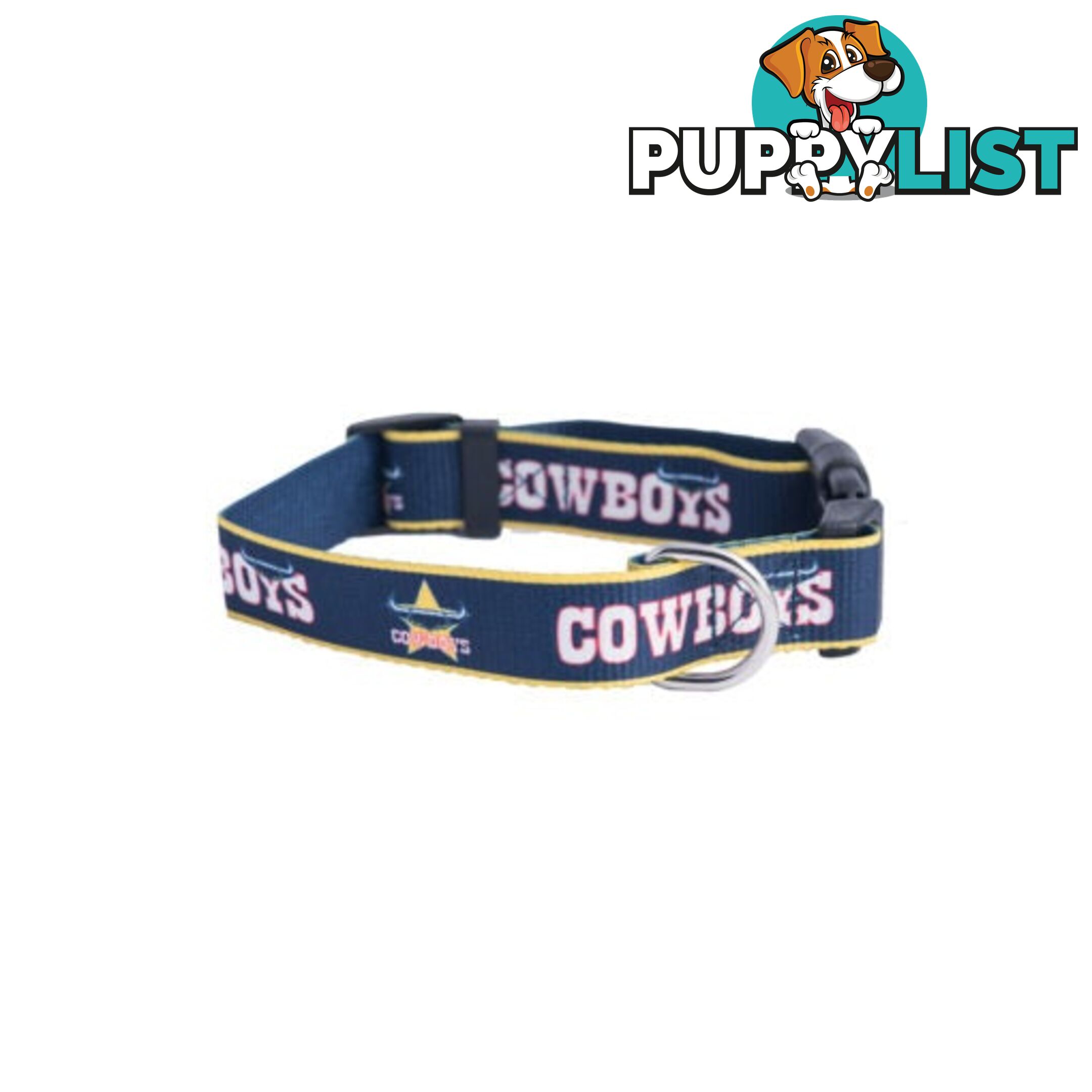 Dog Collars - NRL Footy Pets - FP-COL-M-TIG