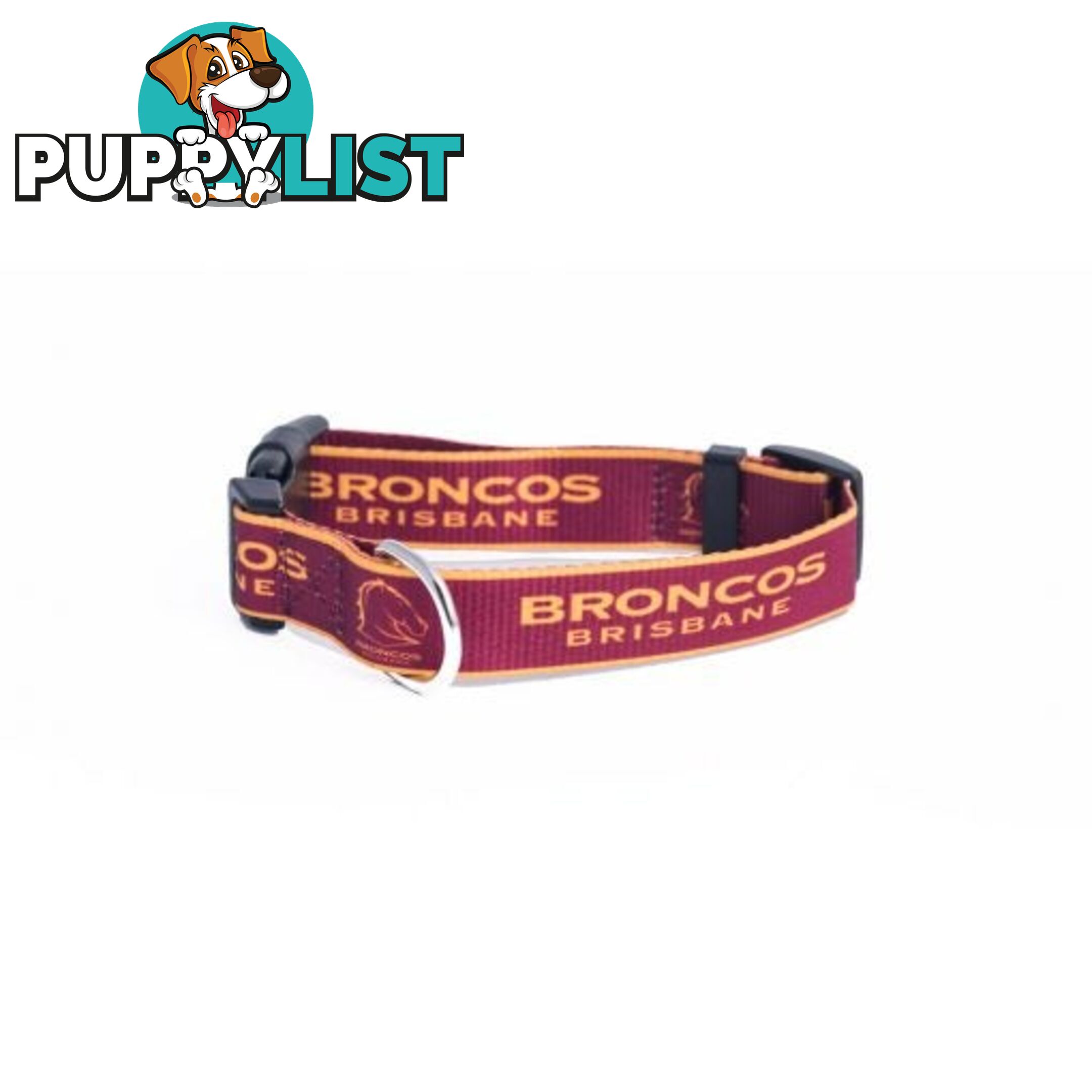 Dog Collars - NRL Footy Pets - FP-COL-M-TIG