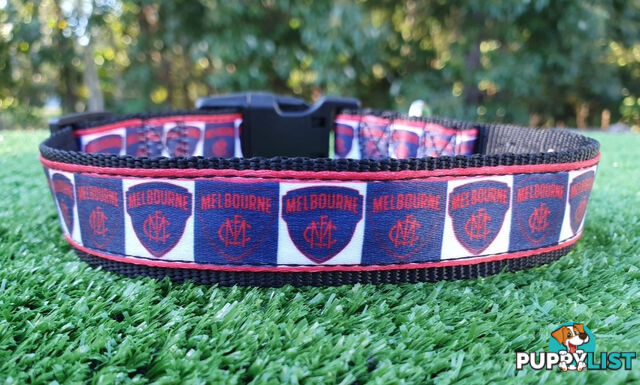 AFL Dog Collars, Footy - Aussie Rules - Moondidley Pets - MDPCOLAFLXSCM