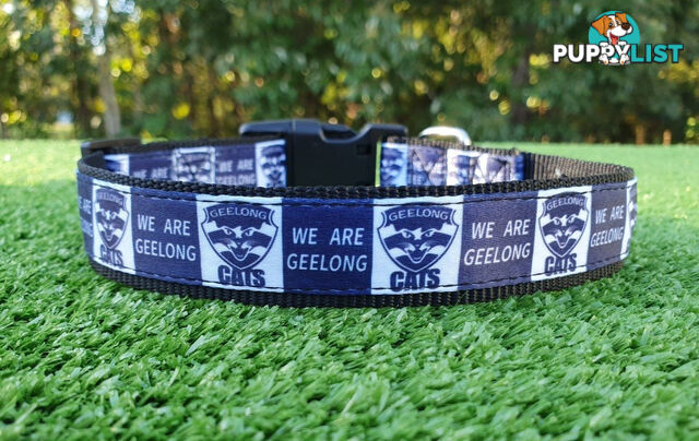 AFL Dog Collars, Footy - Aussie Rules - Moondidley Pets - MDPCOLAFLXSCM