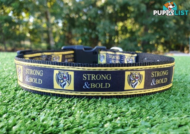AFL Dog Collars, Footy - Aussie Rules - Moondidley Pets - MDPCOLAFLXSCM
