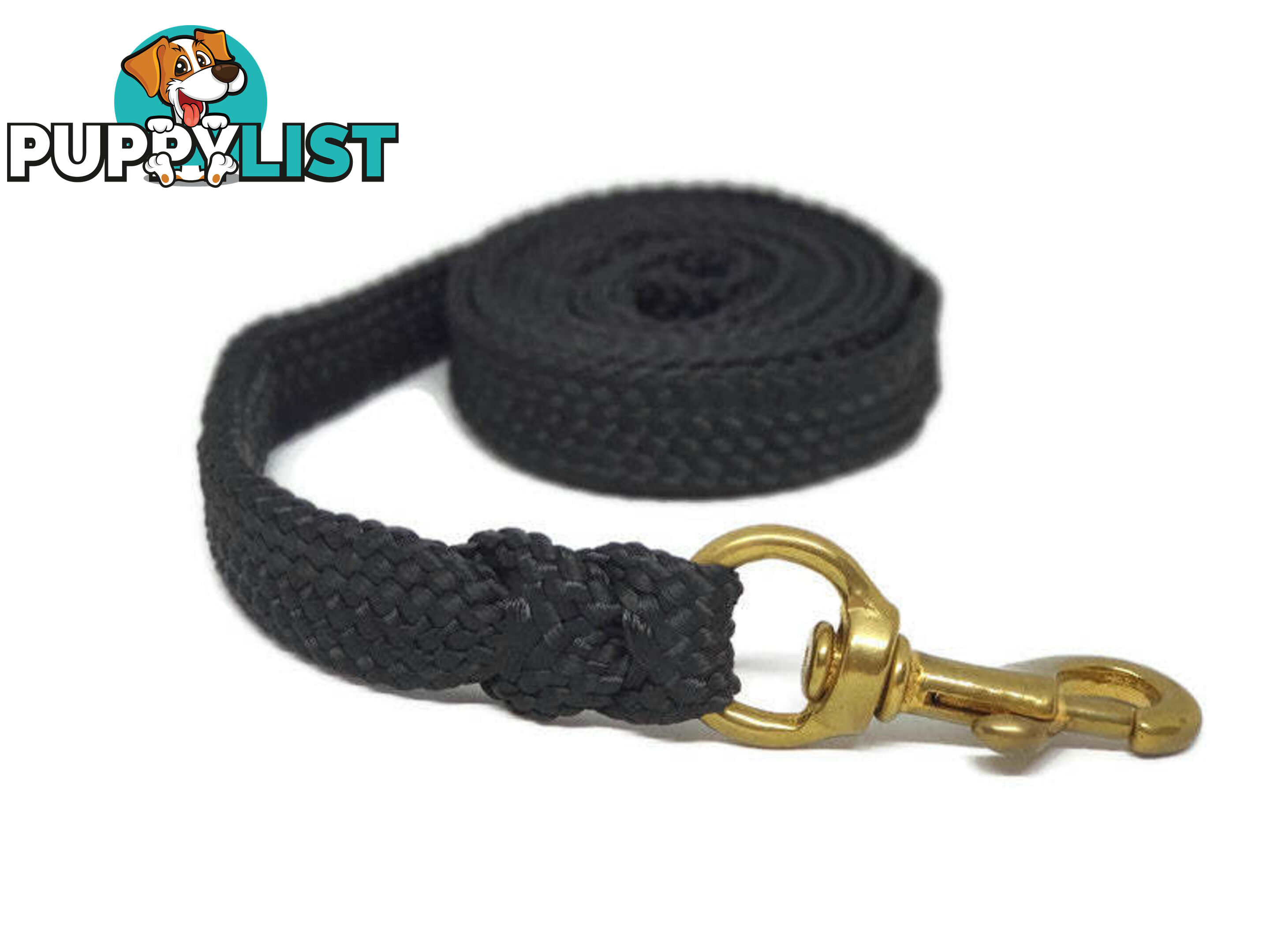 1.8m to 10m Long Dog Lead No Stitching Tough Yarnix 20mm Wide - YNXLD205BRRED