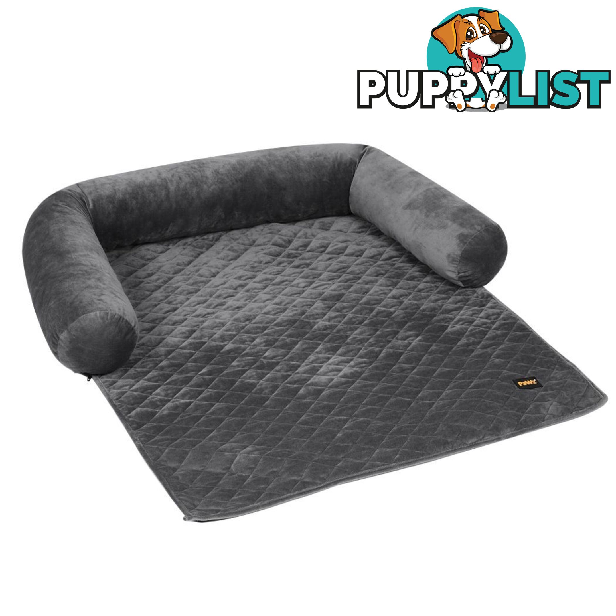 Pet Protector Sofa Cover Dog Cat Waterproof Couch Cushion Slipcovers PaWz - WB-PT1123-L-GY