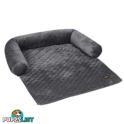 Pet Protector Sofa Cover Dog Cat Waterproof Couch Cushion Slipcovers PaWz - WB-PT1123-L-GY