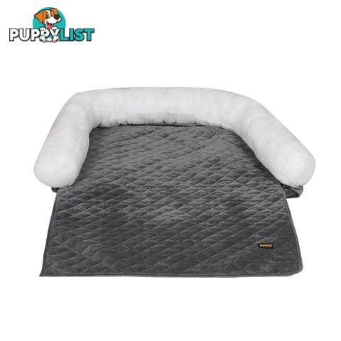 Pet Protector Sofa Cover Dog Cat Waterproof Couch Cushion Slipcovers PaWz - WB-PT1123-L-GY