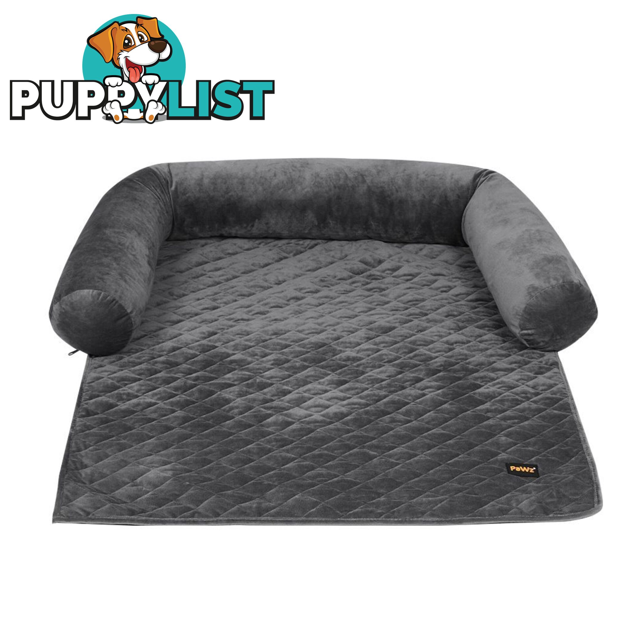 Pet Protector Sofa Cover Dog Cat Waterproof Couch Cushion Slipcovers PaWz - WB-PT1123-L-GY