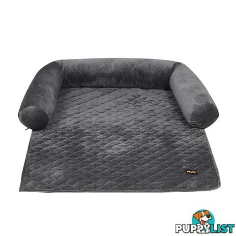Pet Protector Sofa Cover Dog Cat Waterproof Couch Cushion Slipcovers PaWz - WB-PT1123-L-GY