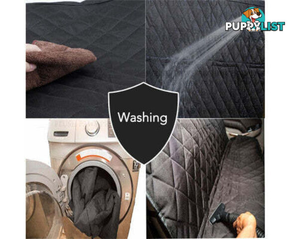 Premium Pet Back Car Seat Cover Hammock NonSlip Protector Zipper Mat Cat Dog Pet - V201-FDZ2353BL8AU