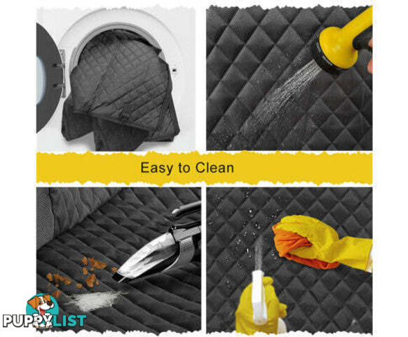 Premium Pet Back Car Seat Cover Hammock NonSlip Protector Zipper Mat Cat Dog Pet - V201-FDZ2353BL8AU